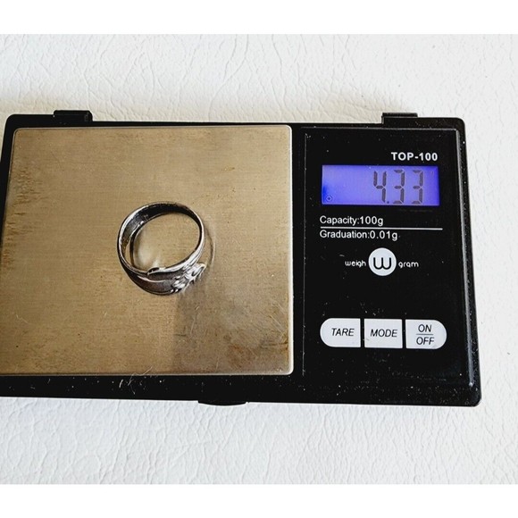 Vintage WM. A. Rogers Oneida LTD Silver Plated Adjustable Spoon Ring - Picture 6 of 6